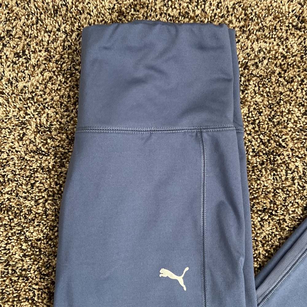 Puma Blue Workout Legging, lightly worn - Picture 2 of 6